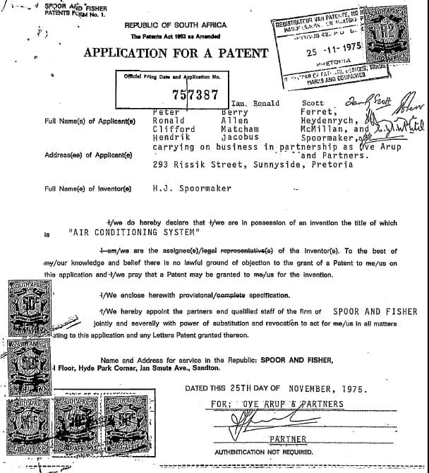 Air Conditioning System — original document, page 1